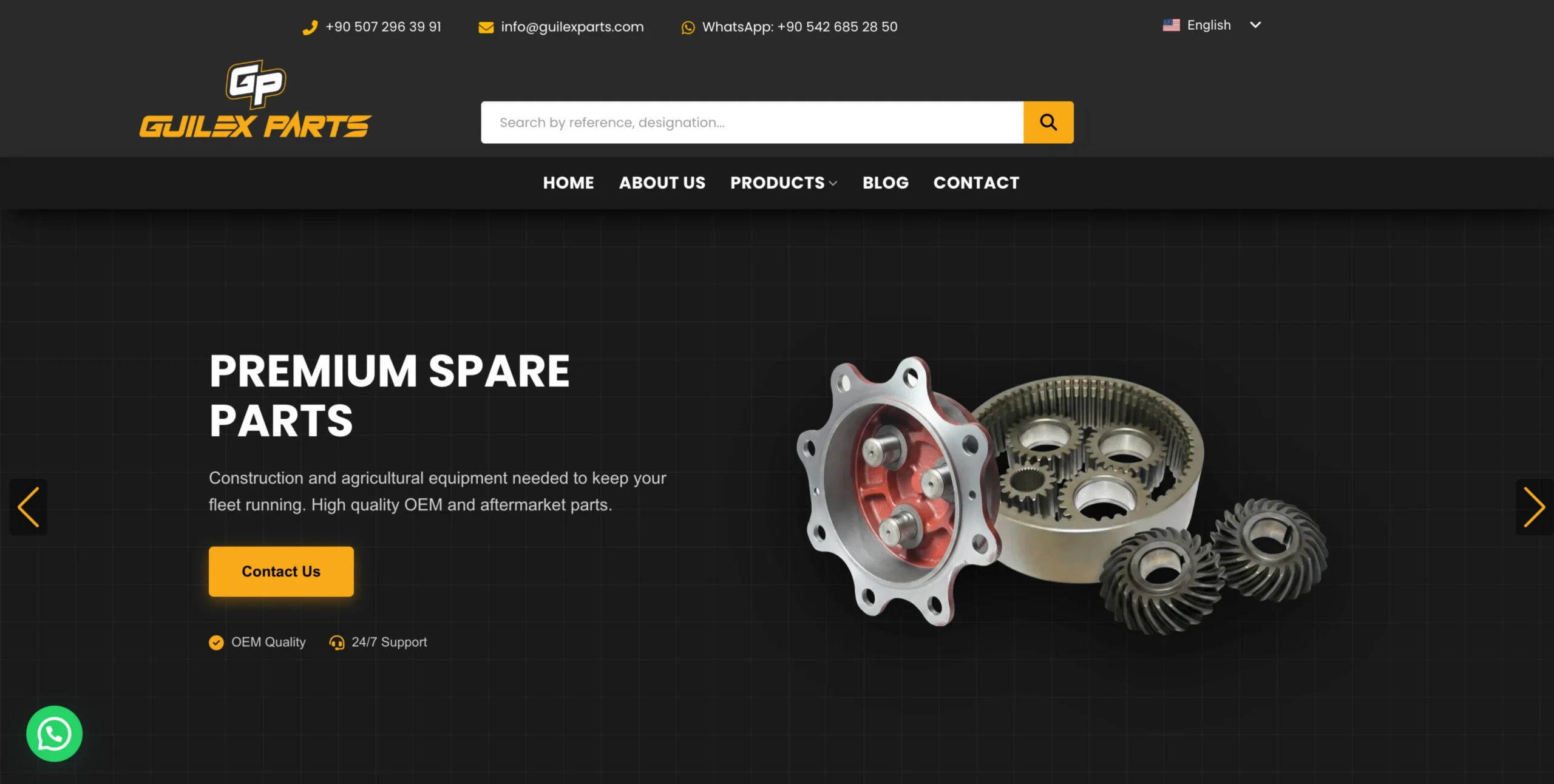 Profesyonel E-Ticaret ve Yedek Parça Sitesi